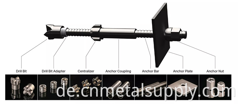 Hollow anchor bar